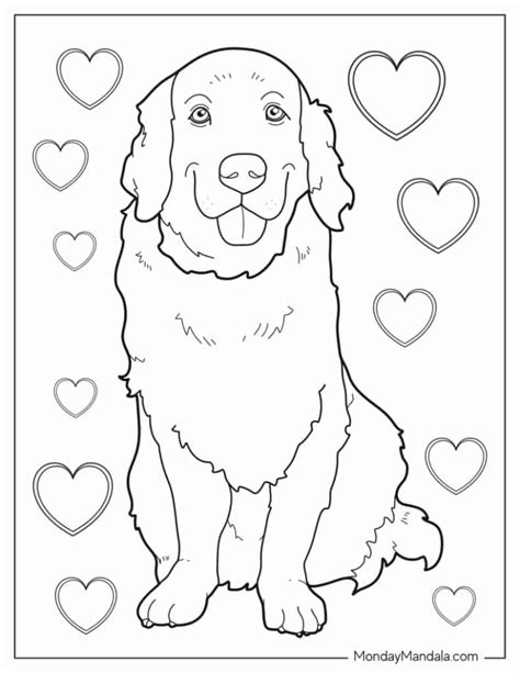 Yellow Lab Dogs Coloring Pages
