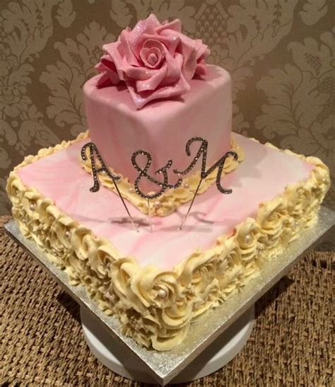 Walmart wedding cake flavor options. Anniversary cake (With images) | Anniversary cake, Cake ...