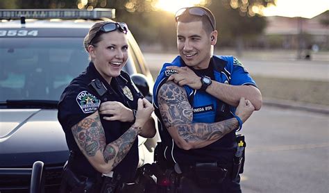 austin police use national tattoo day as recruiting opportunity law officer