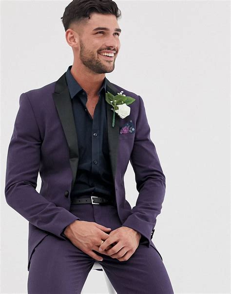 Pin By The Tj Way On Purple Tie Affair Classic Man Prom Suits For Men Prom Outfits For
