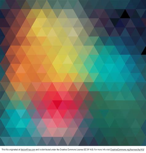 Free Geometric Colorful Abstract Background Vector
