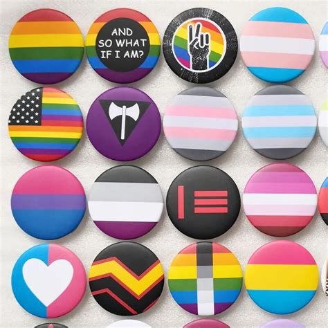 Lgbt Pins Transgender Pride Rainbow Gay Intersex Asexual Pride Lapel Pins Love Is Bisexual