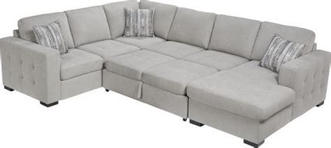Finding deals at rooms to go outlet is easy because our pieces are always on sale. Angelino Heights Gray 3 Pc Sleeper Sectional - Rooms To Go | Sleeper sectional, Grey sectional ...