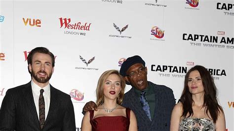 Captain America Cast In London For Premiere Ents And Arts News Sky News