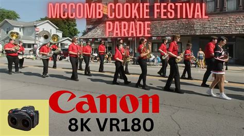 Mccomb Cookie Festival Parade Ohio 2023 Canon 8k60 Vr180 Youtube