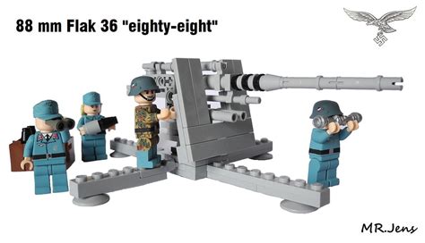 88 Mm Flak 36 Eighty Eight Wwii Lego The 88 Mm Gun Was A Flickr