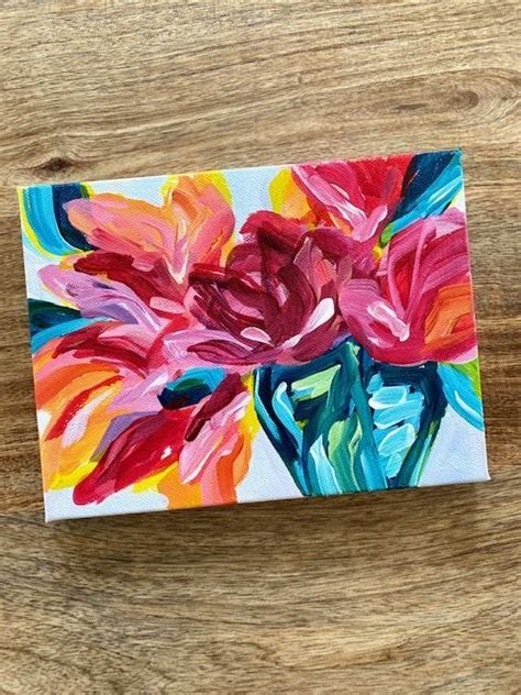 I Can Teach You How To Paint Abstract Flowers Step By Step Check Out