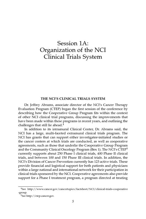Session 1a Organization Of The Nci Clinical Trials System Multi