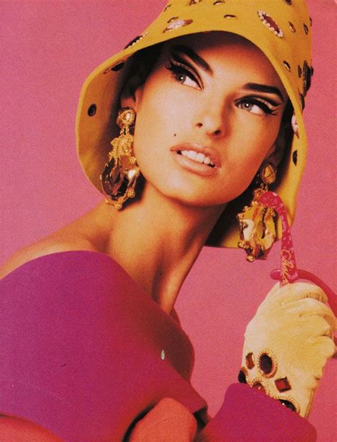 Linda Evangelista For Vogue Italia 1990 Photographed By Steven Meisel