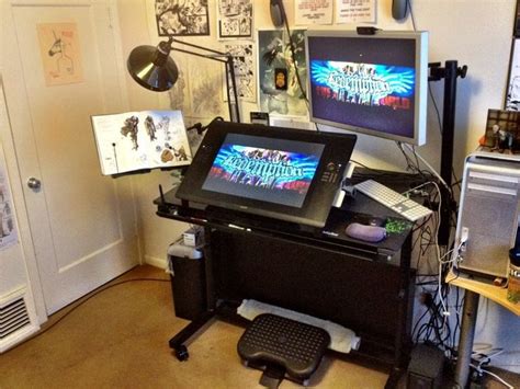 Pin By William Anderson On Workstation Artist Workspace Work Space