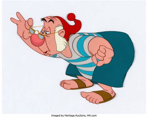 Peter Pan Mr Smee Production Cel Walt Disney 1953 Disney Disney