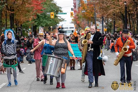 Vancouvers Halloween Street Parade 2019 In Howe Street Vancouver