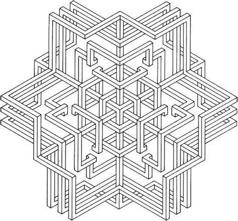 70 Geometric Coloring Pages To Print Firka Tein