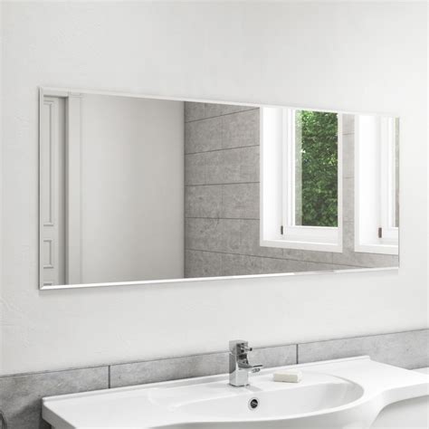 Rectangular Bevelled Bathroom Mirror 1200mm X 500mm Helios Better Bathrooms