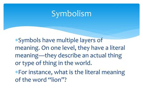 Ppt Symbolism Powerpoint Presentation Free Download Id2177311