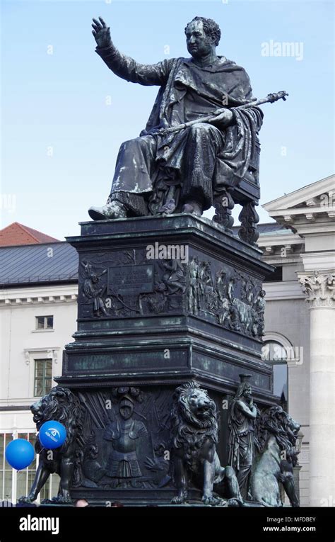 Large Bronze Statue Of Maximilian I Joseph King Of Bavaria From 1806
