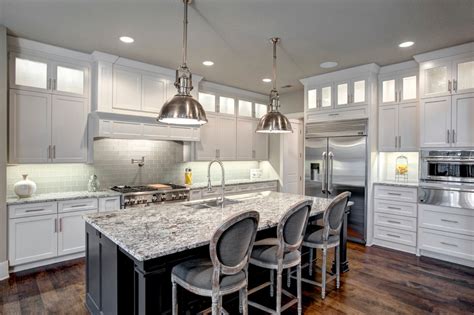 Check out our repurposed cabinet selection for the very best in unique or custom, handmade pieces from our console tables & cabinets shops. Classic Kitchen with Modern Finishes - Contemporary - Kitchen - Kansas City - by Larson Building ...