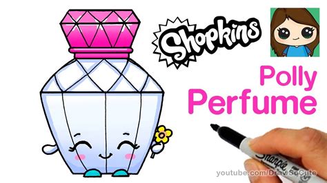 how to draw a perfume bottle shopkins polly perfume