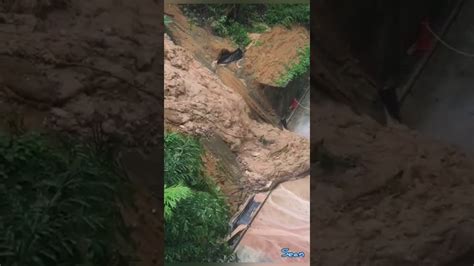 Landslide In Havelock Singapore Flooding 2021 Youtube