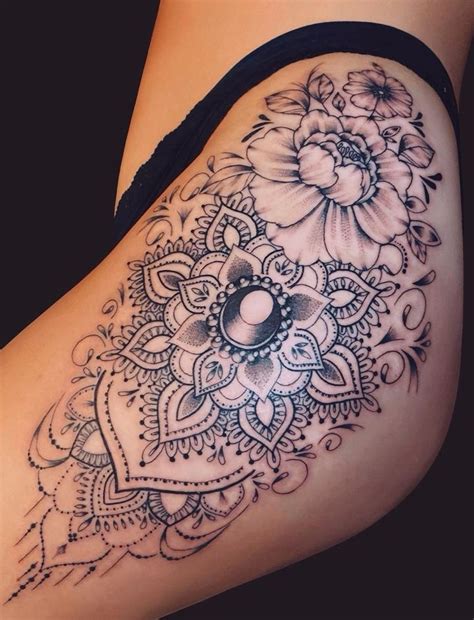 Beautiful Floral Mandala With Lace Touches Tattoo Artist Ana S