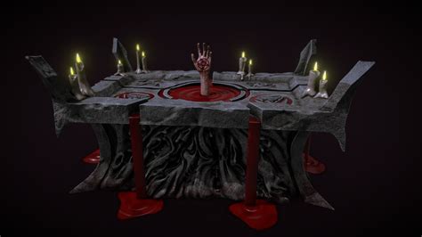 Blood Altar 3d Model By Tlacroix 3a3db05 Sketchfab