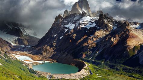 Wallpaper Patagonia, 5k, 4k wallpaper, Argentina, mountains, lake, Nature #5308