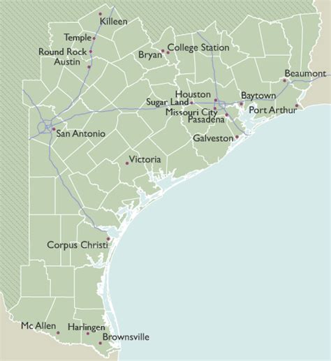 City 5 Digit Zip Code Maps Of Texas