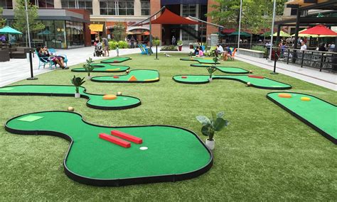 Mini Golf Course With 9 Holes A Fun And Challenging Event Rental