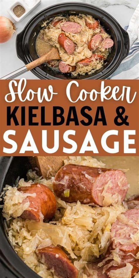 This Slow Cooker Kielbasa And Sausage Recipe Is The Perfect Way To Use