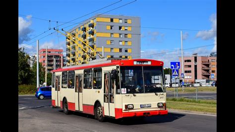 Vilnius Trolleybus Skoda 14tr 2117 Youtube