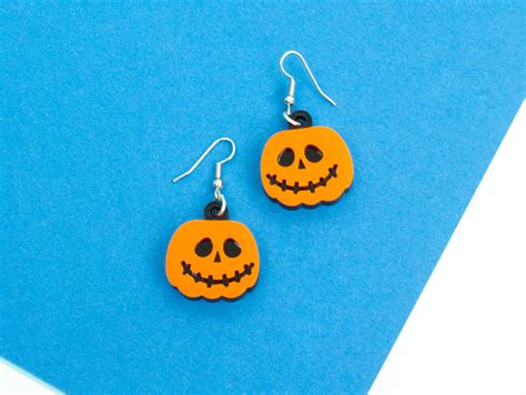 Pumpkin Earrings Zooniverse Designs