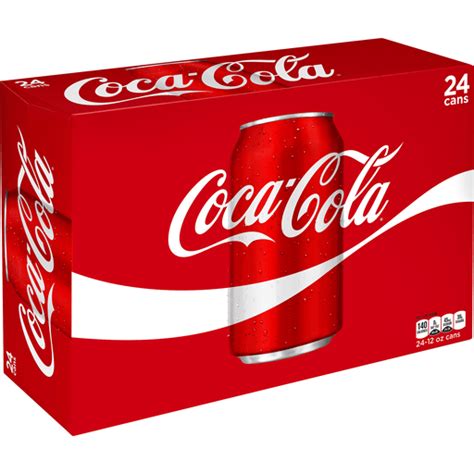 Coca Cola Cans 12 Fl Oz 24 Pack Soft Drinks Rons Supermarket