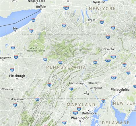 Pennsylvania Interactive Usda Plant Hardiness Zone Map Gardening Zone