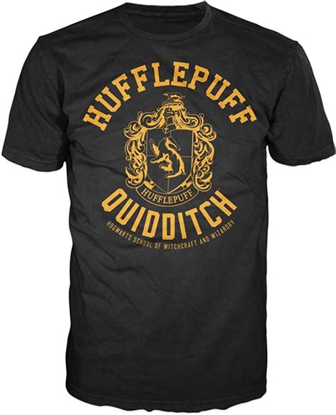 Buy Harry Potter Hufflepuff Quidditch Mens Hogwarts T Shirt Online At