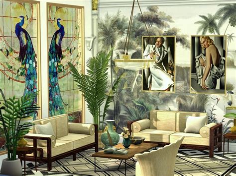 Art Deco Living Room Cc Needed The Sims 4 Catalog
