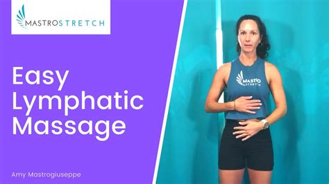 Easy Lymph Massage How To Do A Lymphatic Massage Youtube