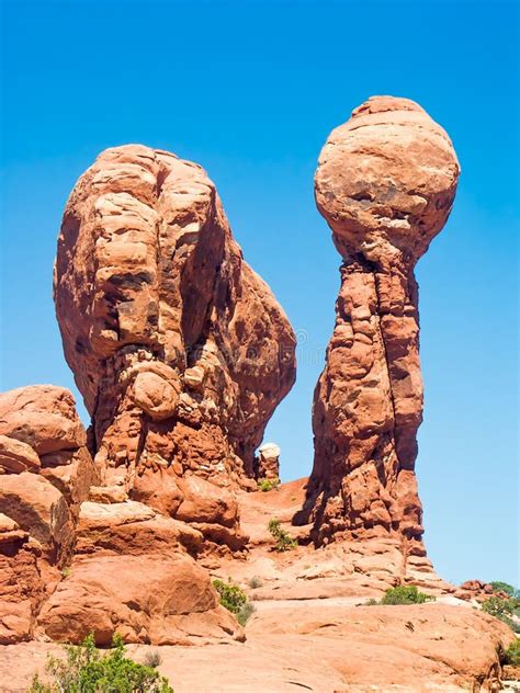 Pinnacles At Arches National Park Utah Stock Photo Image Of Park