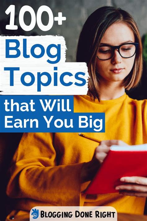 125 Popular Blog Topics That Will Earn You Big Blog Topics Make