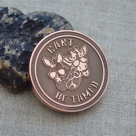 Custom Design Copper Coin Solid Copper Double Sided Engraved Etsy