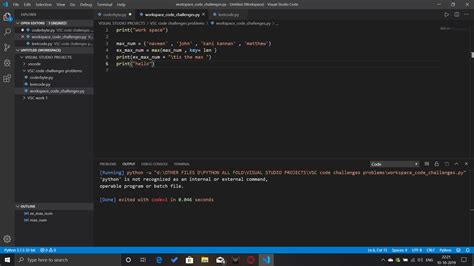 Visual Studio Code No Output When Running Python In Vscode Stack
