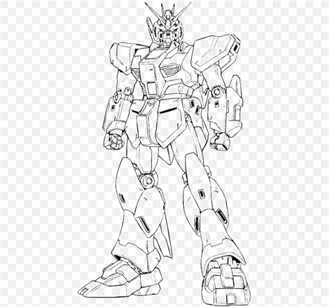Line Art Gundam Coloring Book Drawing โมบิลสูท Png 441x768px Line