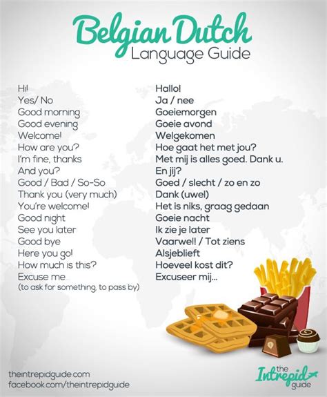 70 survival flemish dutch travel phrase guide with pronunciation dutch language learn dutch