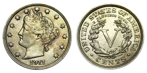 1911 Liberty Head V Nickel Value And Prices