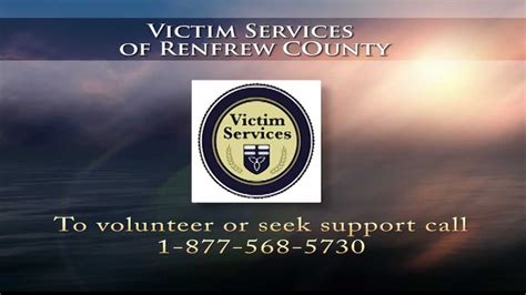 Victim Services Renfrew County Youtube