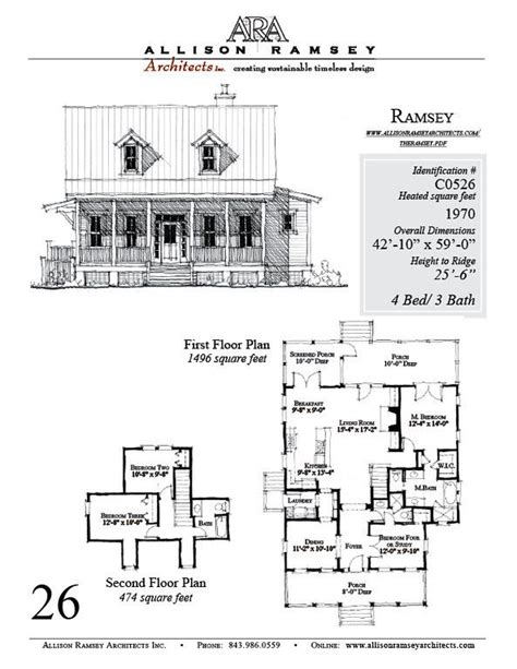 Ramsey New House Plans Beach Cottage House Plans Architectural