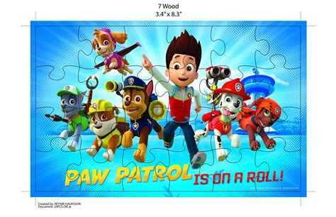 Paw Patrol 7 Wood Puzzles In Wooden Storage Box Styles Will Vary Buy