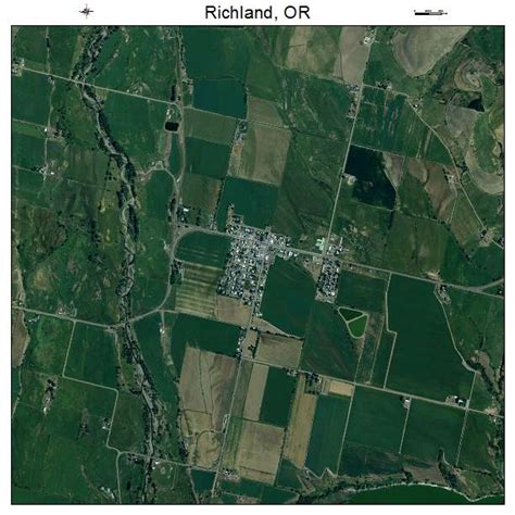 Aerial Photography Map Of Richland Or Oregon