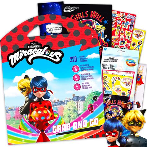 Buy Zagtoon Miraculous Ladybug Stickers Pack Bundle ~ 300 Superhero