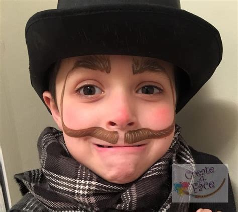 Silly Mustache Face Paint Face Paint For Men Face Painting Balloon
