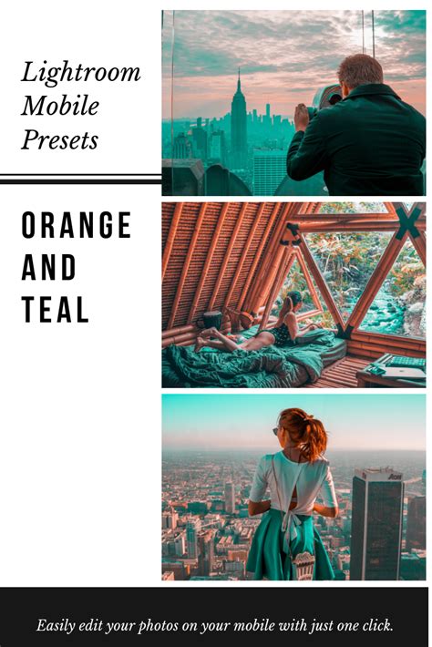 3 lightroom template files, 3 dng file format that will give your photographs a whole new look with their various effects with a single click. Orange and Teal Lightroom Mobile and Desktop Presets | She ...